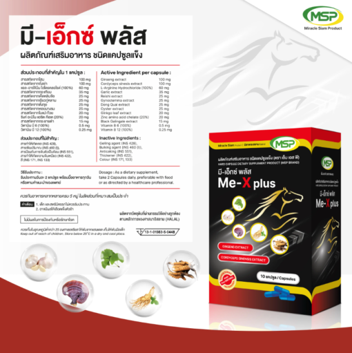 ME-X PLUS GINSENG AND CORDYCEPS SINESIS EXTRACTS